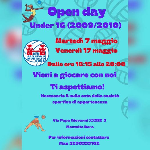 Open Day Under 16