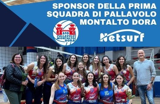 Netsurf è con Pallavolo Montalto Dora