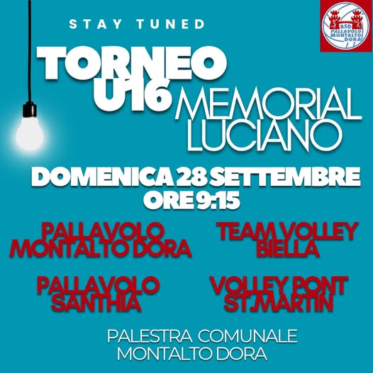 UNDER 16 : Memorial Luciano