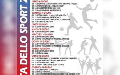 FESTA DELLO SPORT 2026