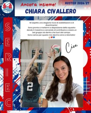 ROSTER SERIEC 2026/27 : e per Civa sono 10 !!!