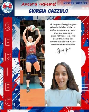 ROSTER SERIEC 2026/27 : ancora insieme Giorgia