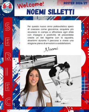 ROSTER SERIEC 2026/27 : benvenuta Noemi