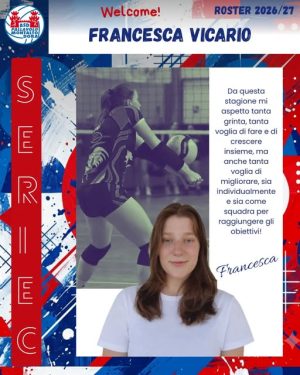 ROSTER SERIEC 2026/27 : benvenuta Francesca !!!