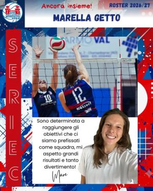 ROSTER SERIE C 2026/27 : ancora insieme Marella !!!