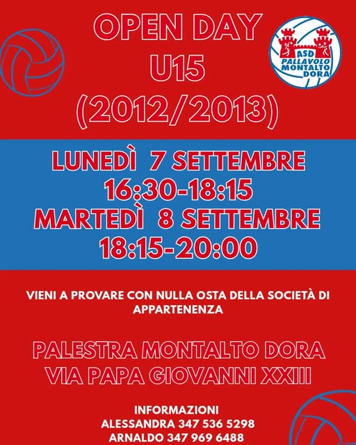 Open Day Under 15